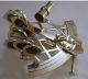 Slow/fast Motion 8in Working Polished Brass Sextant Sextants photo 5
