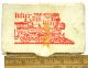 Vintage Cardboard Box With Railroad Train Steam Engine 