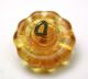 Antique Charmstring Glass Button Honey Graduated Hobs Design - Buttons photo 3