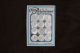 Antique Card Of 12 Mother Of Pearl Buttons Nacre 3/4 