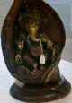 Shankh Ganesh Ganesha Shaped Like A Conch Very Detailed Brass Statue Artifact India photo 6