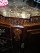Gothic Bernhard Dining Room Set With Marble Tops On Server & Sideboard Unknown photo 4