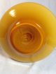 Mid Century Italy Hand Blown Pitcher Carafe Yellow Amber Handled Mid-Century Modernism photo 4