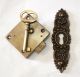 Set Vintage Victorian Artistic Keyhole With Antique Key Lock And Skeleton Keys Locks & Keys photo 4