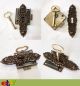 Set Vintage Victorian Artistic Keyhole With Antique Key Lock And Skeleton Keys Locks & Keys photo 5