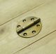 Of 2 Pcs Antique Vintage Round Ordinary Hinge / Hinges Cabinet Solid Brass Other photo 4