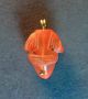 Frog Amulet,  Levantine Carnelian With Gold Hanger Over 3000 Years Old Near Eastern photo 1