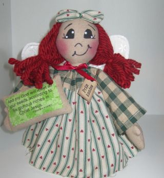Primitive Angel Doll Great Mothers Day Gift photo