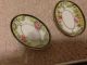 Antique Noritake Morimura Handpainted Celery Dish And 4 Salts (salt Cellars) Plates photo 5
