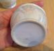 Japanese - Made White Iridescent Bottle/stopper & Jar/lid Set - Rose & Gold Motif Other photo 5
