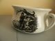 Vintage Chamber Pot Portmeirion Made In England Hunting Fishing Scenes Chamber Pots photo 2