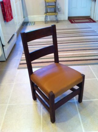 Rare Child ' S Chair By Charles Stickley 1900 - 1920 Mission Arts & Crafts photo