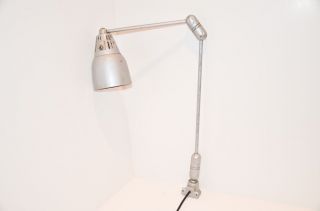 Vintage Industrial Task Lamp Swivelier Adjustable Articulating Desk Light Works photo