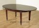 6ft Antique Mahogany Extendable Oval Dining Table W/ Leaf & Casters C1910 1900-1950 photo 1