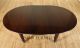 6ft Antique Mahogany Extendable Oval Dining Table W/ Leaf & Casters C1910 1900-1950 photo 2