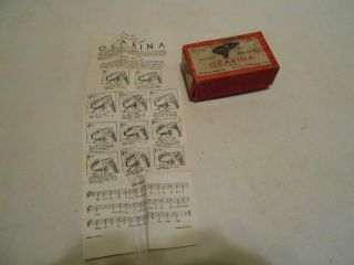 Old Waterbury Sweet Potato Ocarina Box W/instructions photo