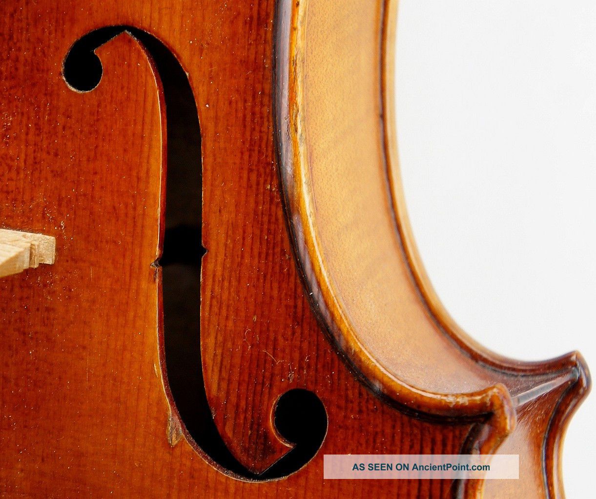 Excellent Antique Markneukirchen German Violin,  Fritz Arnold Bruckner,  1924 String photo
