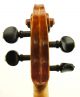 Excellent Antique Markneukirchen German Violin,  Fritz Arnold Bruckner,  1924 String photo 3