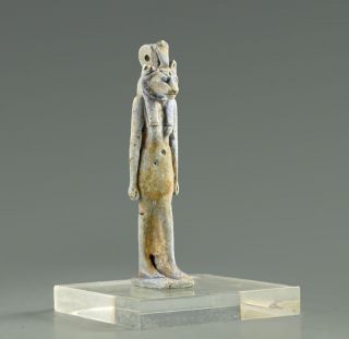 Ancient Impressive Egyptian Lion Headed Goddess photo