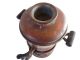 Antique Copper Samovar Coffee Teapot Urn Burner Buffalo New York Pat.  1896 - 1898 Metalware photo 10