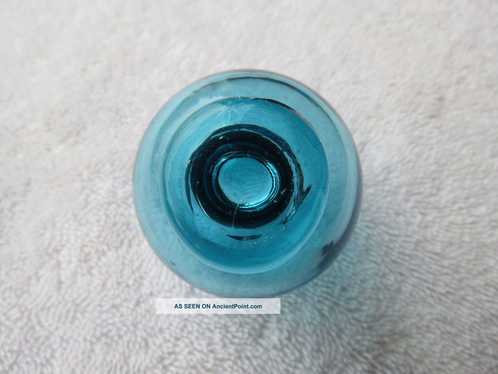 (1191) 2.  0 Diameter Old Japanese Curio Glass Float Ball Net Buoy Fishing Nets & Floats photo