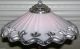 Glass Shade Soft Pink Art Deco Ceiling Light Fixture Shade C1920s Chandeliers, Fixtures, Sconces photo 1