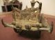 Rare Ancient China Cast Bronze Chariot Rickshaw Horse Carriage Figure Child Toy Other photo 11