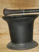 Antique Apothecary E & T Clark Mortal & Pestle 10 Inch Primitives photo 2