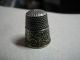 Antique Ketcham & Mcdougall Sterling Silver Wild Roses Thimble Size 8 1900 ' S Thimbles photo 2