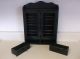 Primitive Style Handmade Black Distressed Spice Rack Primitives photo 2