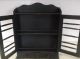 Primitive Style Handmade Black Distressed Spice Rack Primitives photo 3