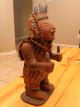 Vintage Antique Mayan Aztec Clay Corn God Dios Del Maiz 22 Inches Tall Man Native American photo 9