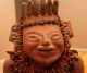 Vintage Antique Mayan Aztec Clay Corn God Dios Del Maiz 22 Inches Tall Man Native American photo 2