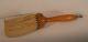 Antique Primitive Turned Wood Handle Brush Horse Hair Primitives photo 1