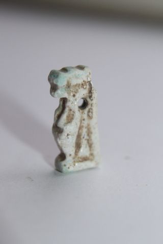 Ancient Egyptian Faience Amulet Tauret 30th Dyn Goddess Of Pregnancy Childbirth photo