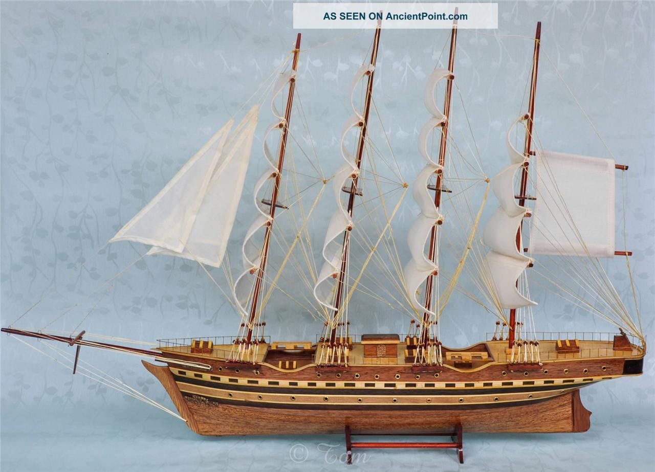 ... " France Ii Wood Model Ship - Sailing Boat Model - Wooden Built Ship