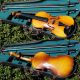 2 Good Vintage Czech 7/8 Violins: 1.  Frantisek Herclik 1922,  2.  Not Labelled String photo 11