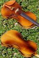 2 Good Vintage Czech 7/8 Violins: 1.  Frantisek Herclik 1922,  2.  Not Labelled String photo 4