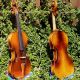2 Good Vintage Czech 7/8 Violins: 1.  Frantisek Herclik 1922,  2.  Not Labelled String photo 6
