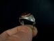 Gorgeous Roman Silver Ring With Gladiator Intaglio In Carnelian Gem,  100 - 200 Ad. Roman photo 4