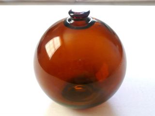 5 Inch Light Amber Northwest Glass Company Glass Float Ball Nw2 Ec photo