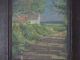 Cape May,  N.  J.  Antique Oil On Board Arts&crafts Period M.  W.  Seville Painting Arts & Crafts Movement photo 2