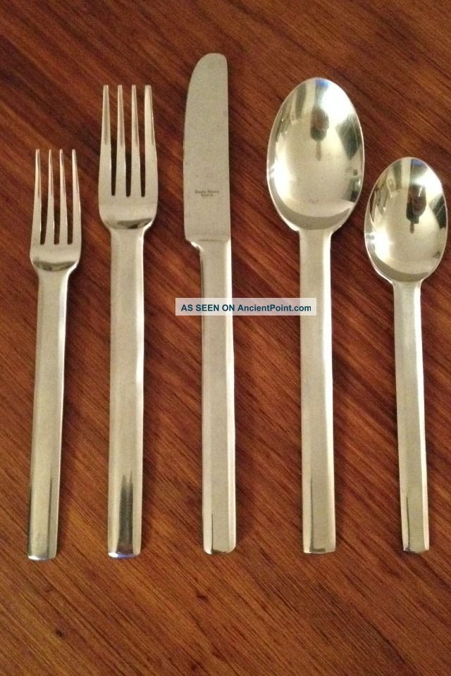 Boda Nova Sweden 41pcs Next Pattern Flatware Towle Eames Era Mid-Century Modernism photo