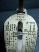 Antique Handy Tin Litho Postal Scale 16 Oz Capacity Letters Lorraine Metal 1920s Scales photo 3