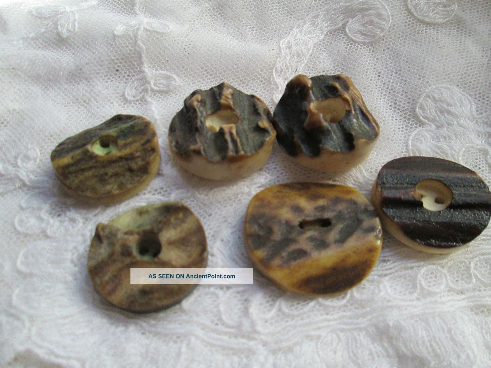 Antique Buttons From Bone Corn Deer/the Are From The Black Forest) Buttons photo