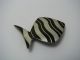 Danish Handmade Modern Pewter Pin Brooch W/enamel Fish Jorgen Jensen Denmark 60s Mid-Century Modernism photo 9