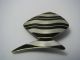 Danish Handmade Modern Pewter Pin Brooch W/enamel Fish Jorgen Jensen Denmark 60s Mid-Century Modernism photo 1