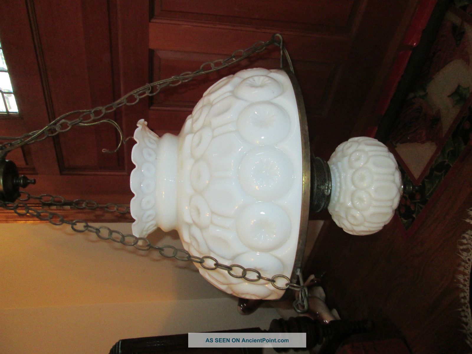 Vintage Fenton Style Dining/kitchen/entrance Light Fixture Chandeliers, Fixtures, Sconces photo