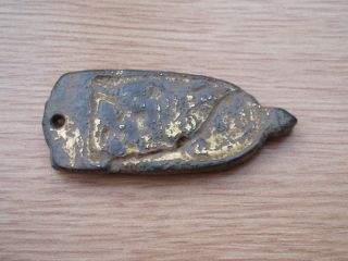 A Bronze Saxon Strap End photo