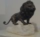 Sculpture Bronze Animal Statue Roaring Lion James Andrey Signed Front Stamped Uncategorized photo 1